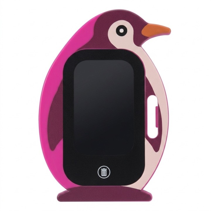 Pizarra Mágica Lcd Pingüino Tableta Dibujo Niños Con Lápiz