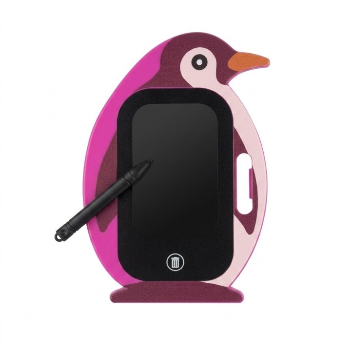 Pizarra Mágica Lcd Pingüino Tableta Dibujo Niños Con Lápiz