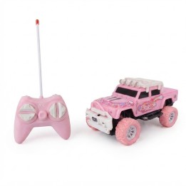 Camioneta Control Remoto Rosa Para Niña + Batería Recargable