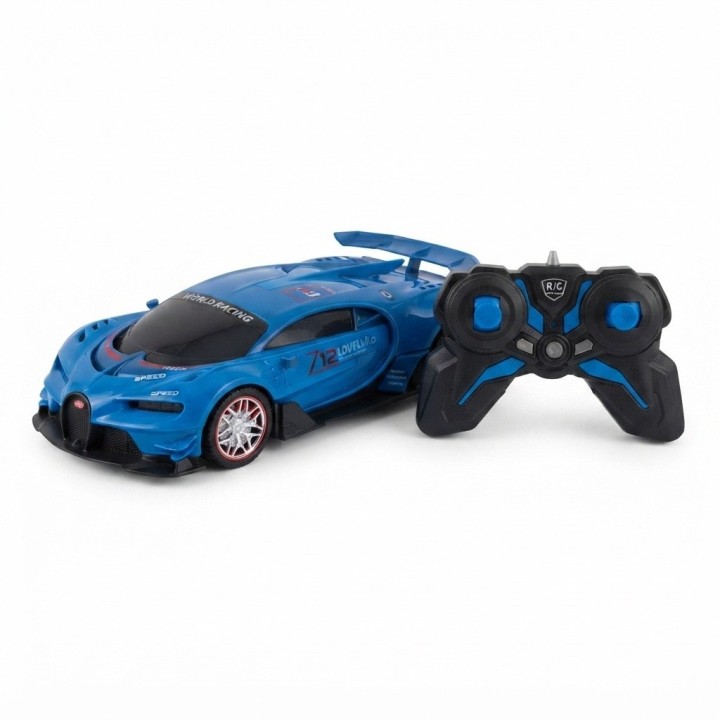 Carro A Control Remoto Deportivo Azul Juguete Niños