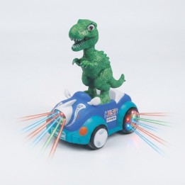 Carro Juguete Dinosaurio T-rex Luces 5d Música Niños