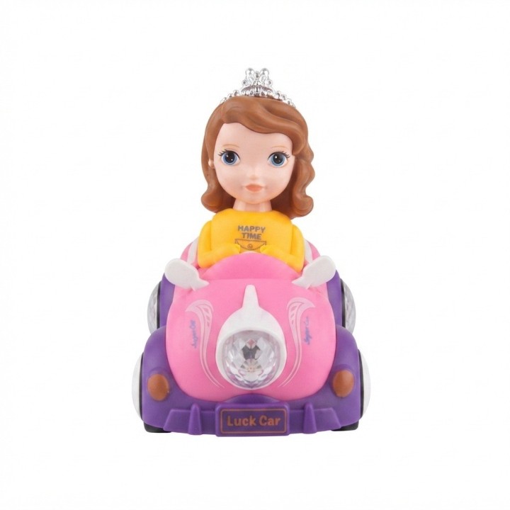 Carro Juguete Princesa Musical Luces Led Giro 360 Niñas