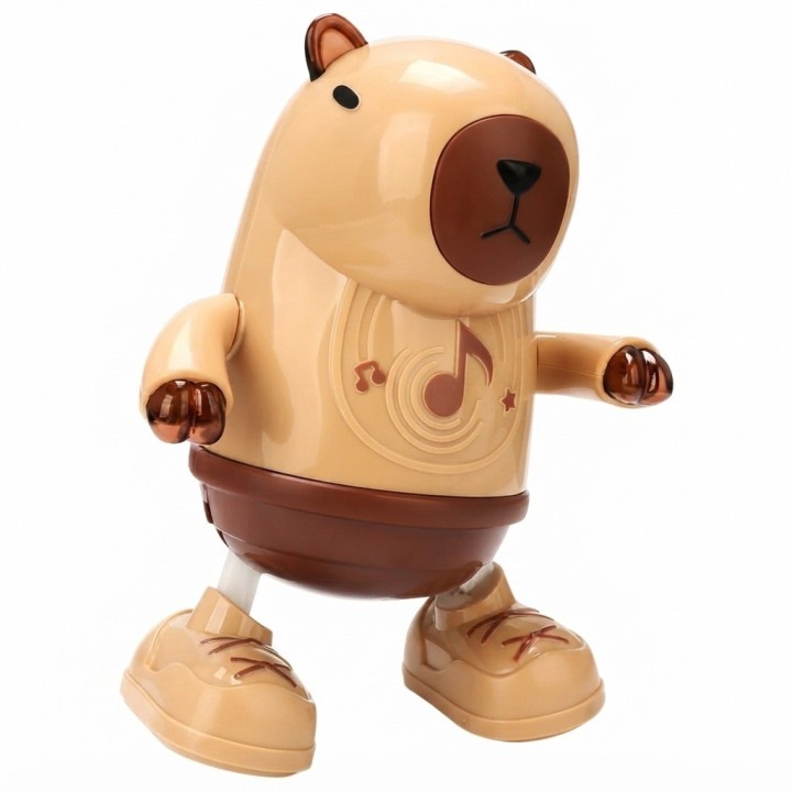 Muñeco Capibara Juguete Interactivo Bailarín Luces Y Sonido