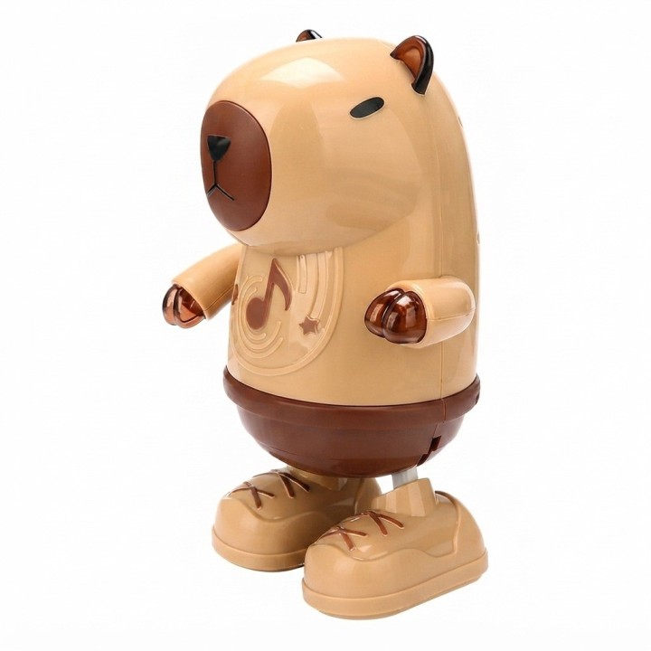 Muñeco Capibara Juguete Interactivo Bailarín Luces Y Sonido
