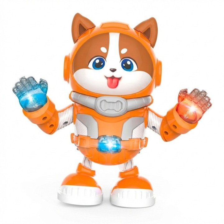 Perro Astronauta Robot Bailarín Con Luces Y Música