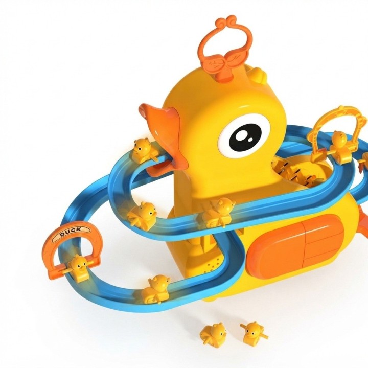 Pista Tobogán Pato Juguete Musical Interactivo Patitos