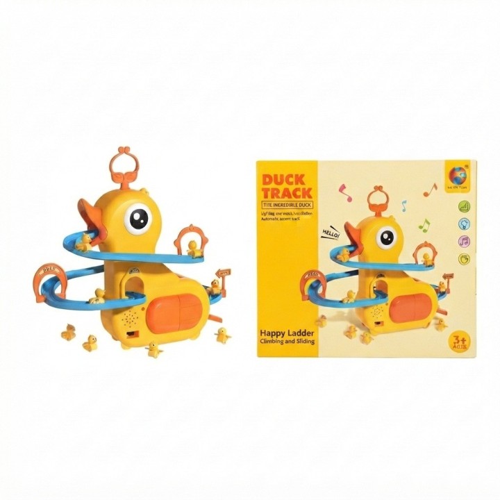 Pista Tobogán Pato Juguete Musical Interactivo Patitos