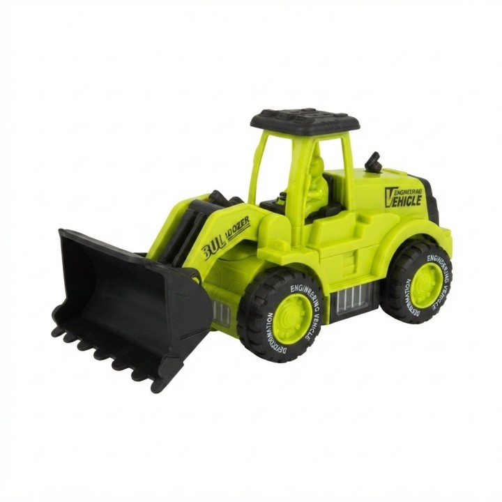 Carro Bulldozer Transformers Robot Transformable + Baterias