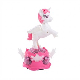Unicornio De La Música Con Luces, Sonido Y Rotación