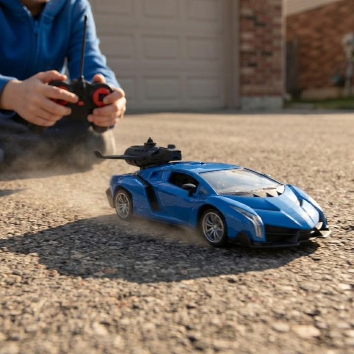 Carro A Control Remoto Deportivo Spray Luz Juguete