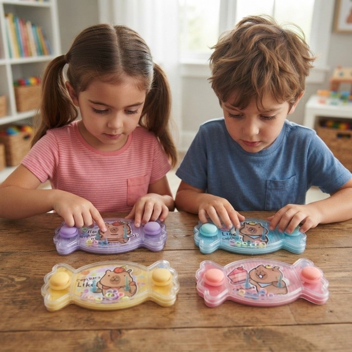 Set 4 Juegos Agua Atari Anillos Forma Dulce Capibara