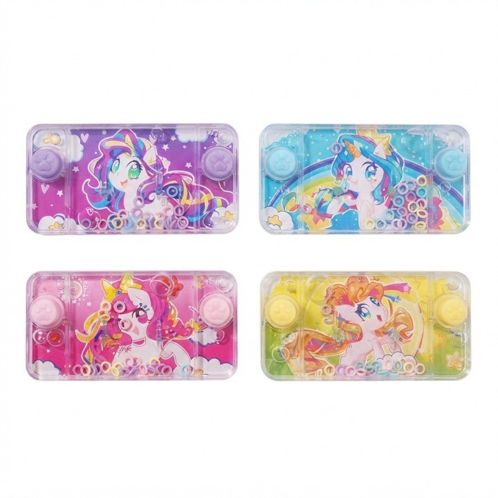Set 4 Juegos Agua Atari Anillos Unicornio Infantil