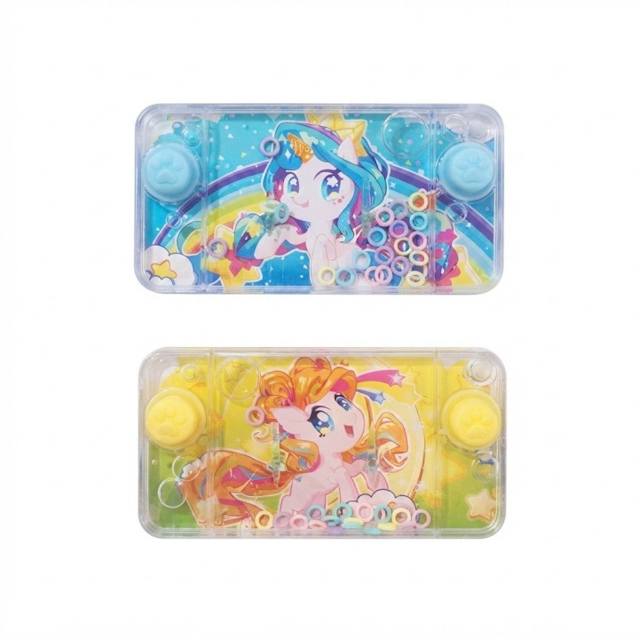 Set 4 Juegos Agua Atari Anillos Unicornio Infantil