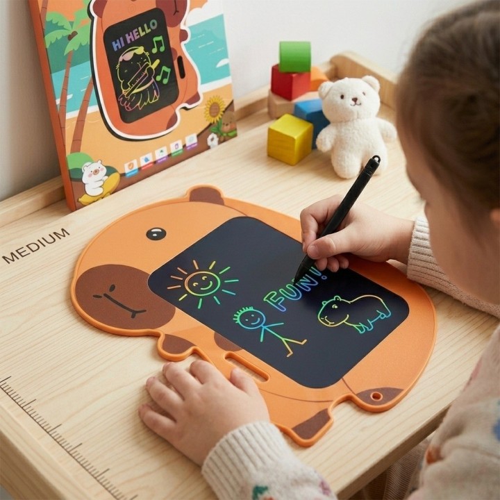 Tablero Mágico Lcd Infantil Forma Capibara