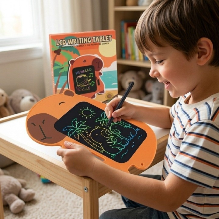 Tablero Mágico Lcd Infantil Forma Capibara