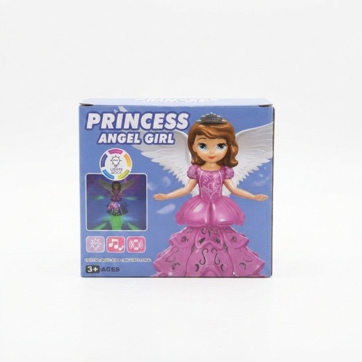 Muñeca Princesa Ángel Con Luces Música Y Movimiento