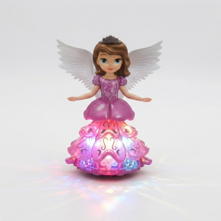 Muñeca Princesa Ángel Con Luces Música Y Movimiento