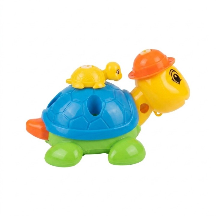Tortuga Juguete Armable Y De Arrastre Con Destornillador