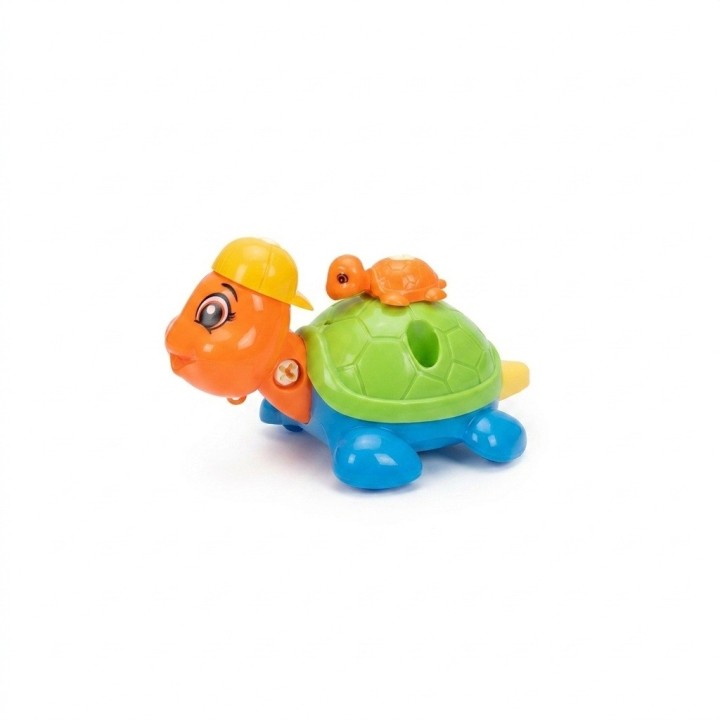 Tortuga Juguete Armable Y De Arrastre Con Destornillador