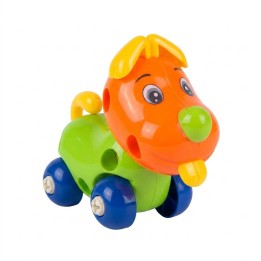 Perrito Juguete Armable Para Arrastrar Con Destornillador
