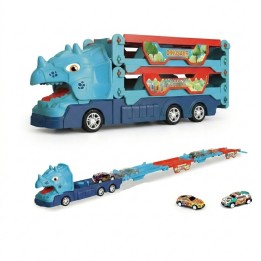 Camion Dinosaurio Pista Plegable Con Accesorios
