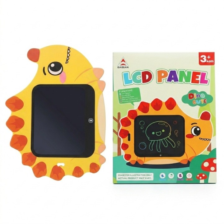 Tablero Mágico Lcd Infantil Forma Dinosaurio Erizo