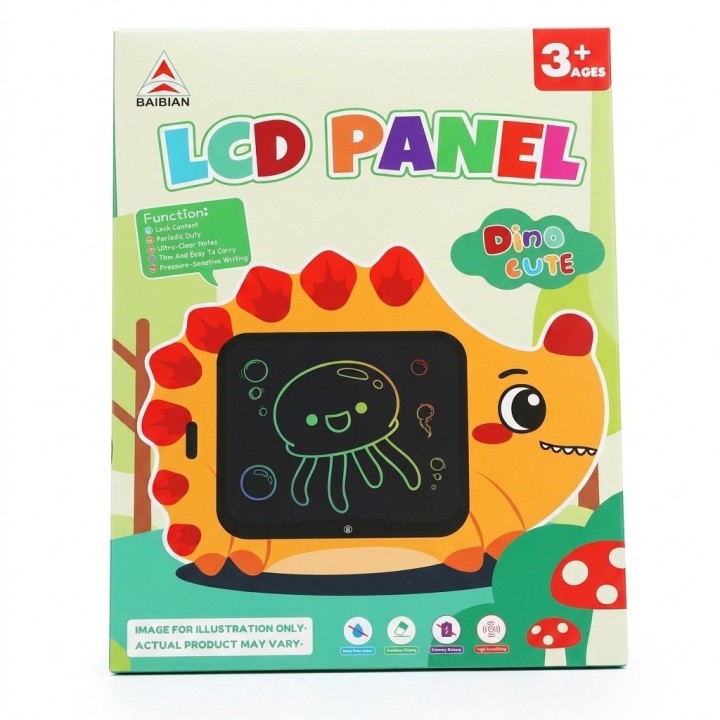 Tablero Mágico Lcd Infantil Forma Dinosaurio Erizo