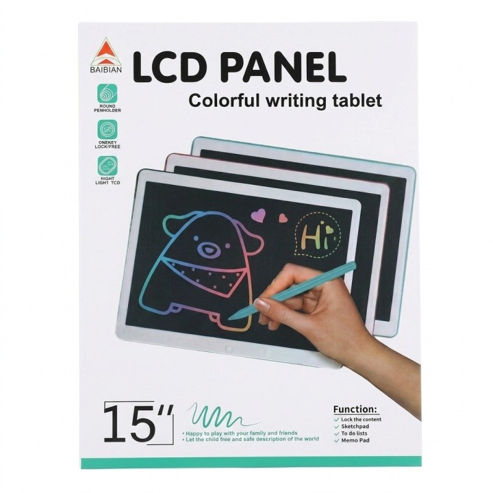 Tablero Mágico Lcd 15 Pulgadas Dibujo Y Escritura