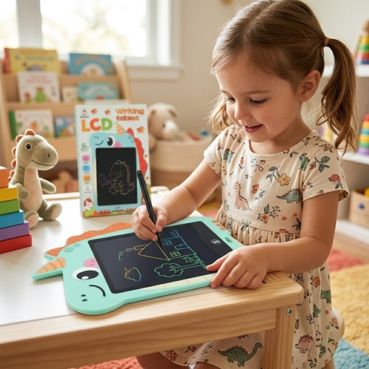 Tablero Magico Lcd Dinosaurio Escritura Y Dibujo Niños