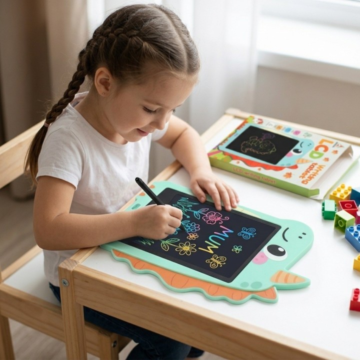Tablero Magico Lcd Dinosaurio Escritura Y Dibujo Niños