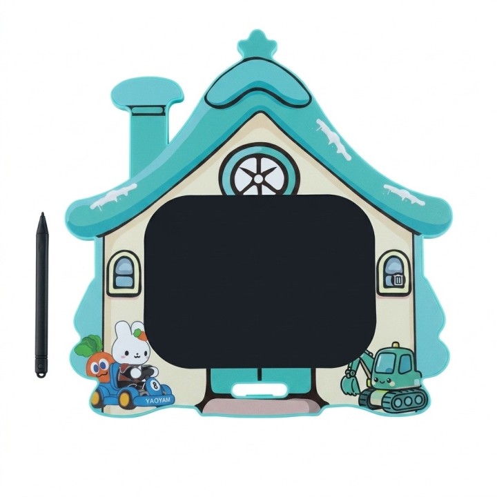 Tablero Mágico Lcd Forma Casa Dibujo Y Escritura Infantil