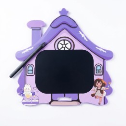 Tablero Mágico Lcd Forma Casa Dibujo Y Escritura Infantil