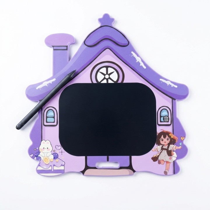 Tablero Mágico Lcd Forma Casa Dibujo Y Escritura Infantil