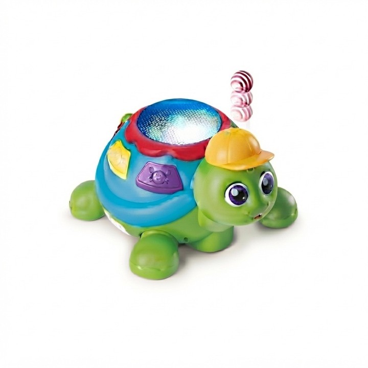 Juguete Tortuga Musical Camina Sopla Bolas Con Luces