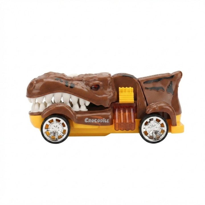 Carro Juguete Cocodrilo Dinosaurio Spray Luces Y Sonido