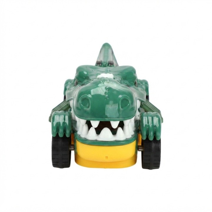 Carro Juguete Cocodrilo Dinosaurio Spray Luces Y Sonido