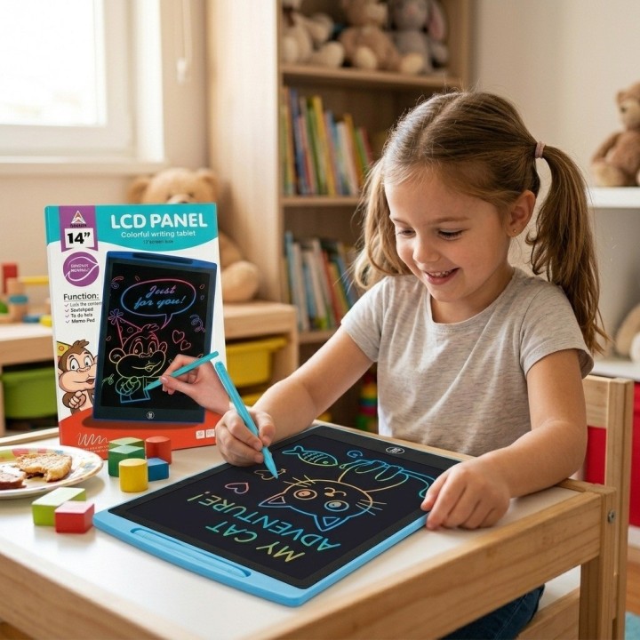 Tablero Mágico Lcd De 14 Pulgadas Dibujo Y Escritura