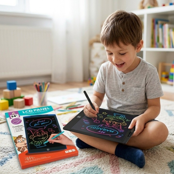 Tablero Mágico Lcd De 14 Pulgadas Dibujo Y Escritura