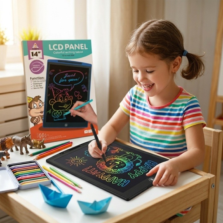 Tablero Mágico Lcd De 14 Pulgadas Dibujo Y Escritura