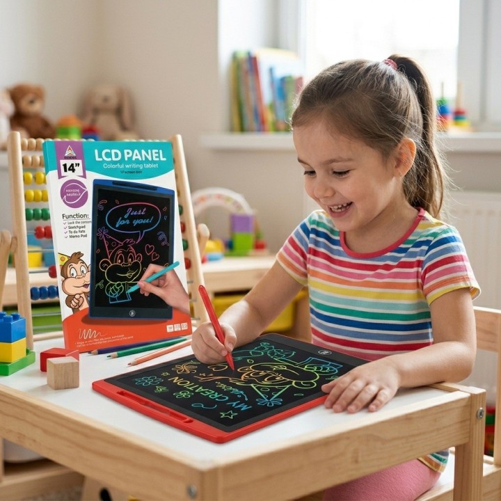 Tablero Mágico Lcd De 14 Pulgadas Dibujo Y Escritura