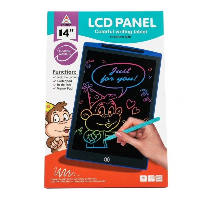 Tablero Mágico Lcd De 14 Pulgadas Dibujo Y Escritura