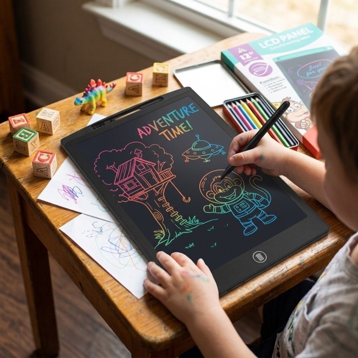 Tablero Mágico Lcd De 12 Pulgadas Dibujo Y Escritura