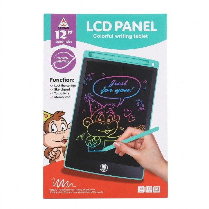 Tablero Mágico Lcd De 12 Pulgadas Dibujo Y Escritura
