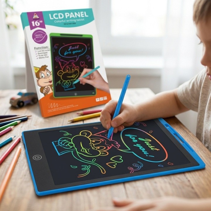Tablero Mágico Lcd De 16 Pulgadas Dibujo Y Escritura