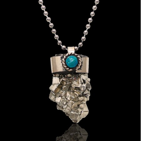 Collar Pirita Acero