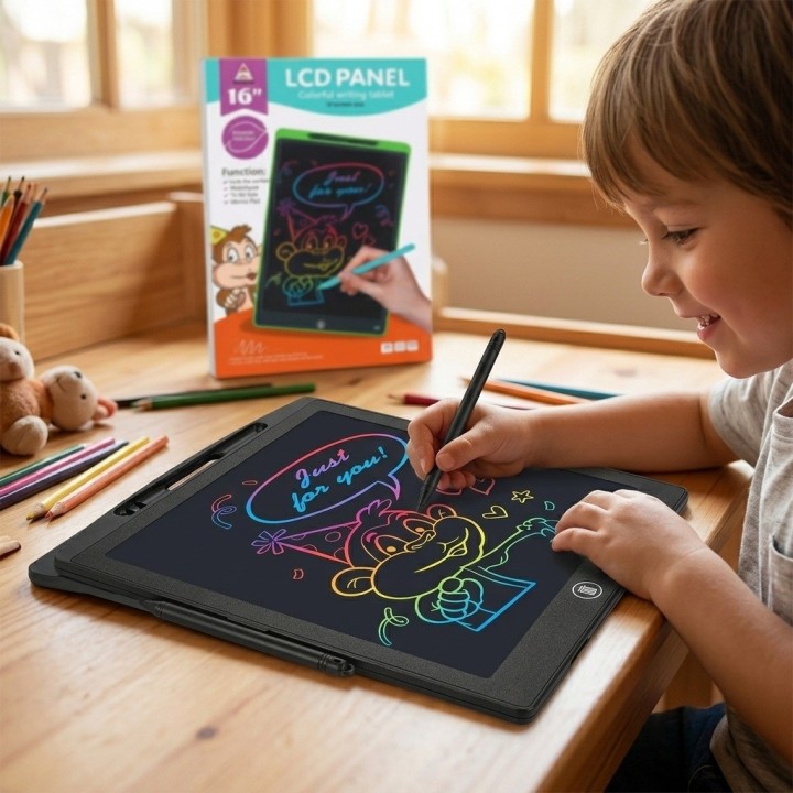 Tablero Mágico Lcd De 16 Pulgadas Dibujo Y Escritura