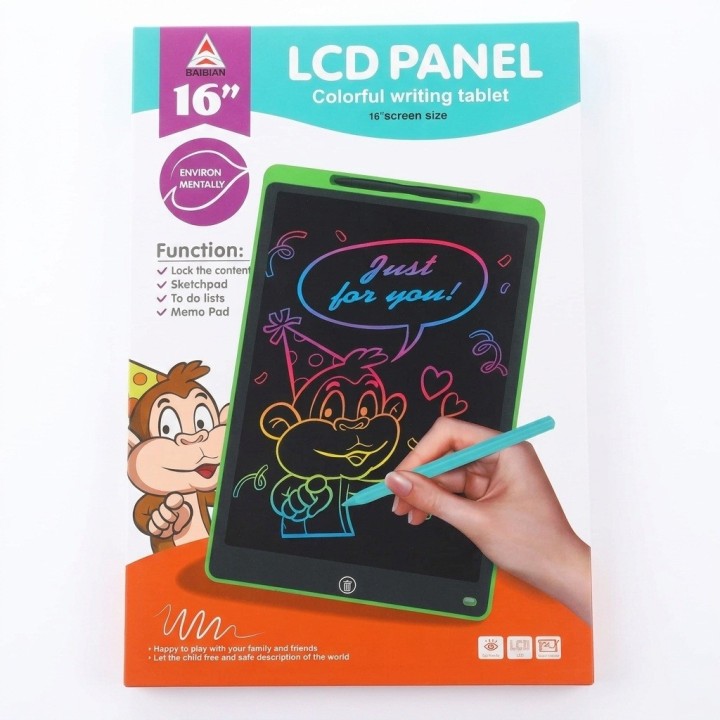 Tablero Mágico Lcd De 16 Pulgadas Dibujo Y Escritura