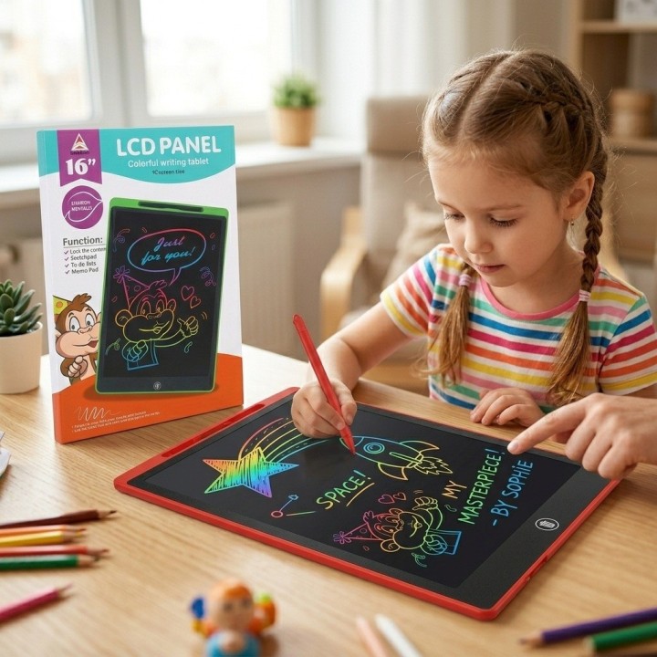 Tablero Mágico Lcd De 16 Pulgadas Dibujo Y Escritura