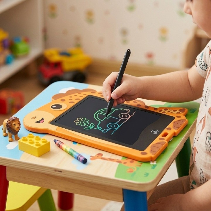 Tablero Mágico Lcd Infantil Con Forma De Animales