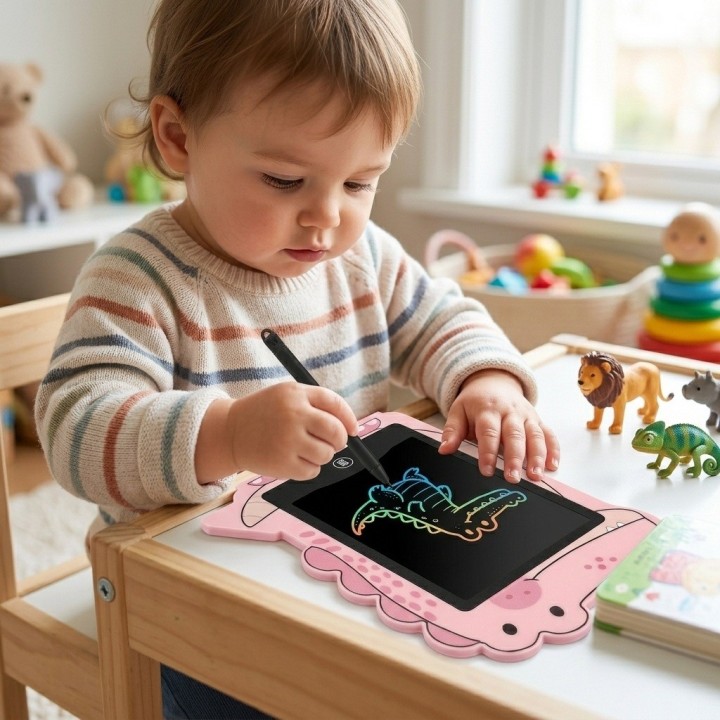 Tablero Mágico Lcd Infantil Con Forma De Animales